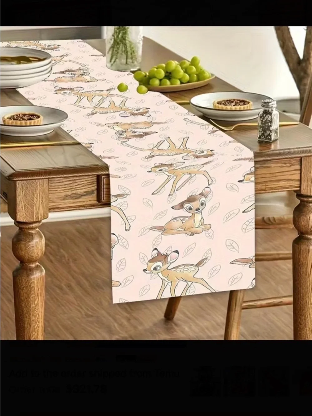 Bambi Table Runner